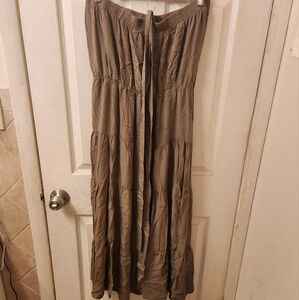 Fashion Nova strapless maxi dress